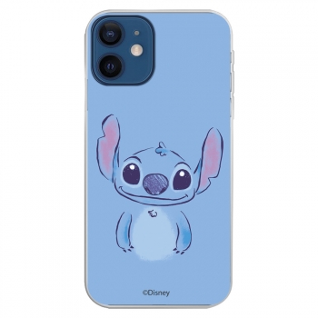 Funda Para Iphone 12 Mini Oficial De Disney Stitch Azul - Lilo & Stitch