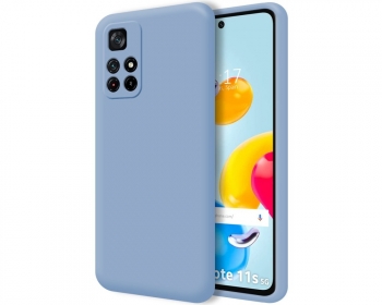 Funda Silicona Líquida Ultra Suave Para Xiaomi Redmi Note 11s 5g Color Azul