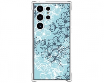 Funda Silicona Antigolpes Samsung Galaxy S23 Ultra 5g Diseño Flores 03 Dibujos