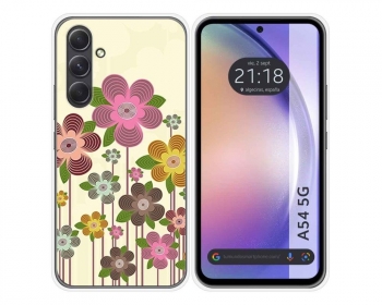 Funda Silicona Samsung Galaxy A54 5g Diseño Primavera En Flor Dibujos