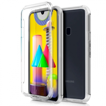 Funda Cool Silicona 3d Para Samsung M315 Galaxy M31 (transparente Frontal + Trasera)