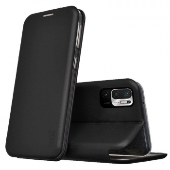 Funda Cool Flip Cover Para Xiaomi Redmi Note 10 5g / Pocophone M3 Pro 5g Elegance Negro