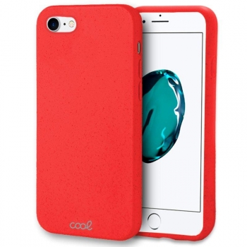 Carcasa Cool Para Iphone 6 / 7 / 8 / Se (2020) / Se (2022) Eco Biodegradable Rojo