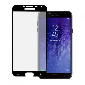 Protector Cristal Templado 3d Samsung Galaxy J4 2018 Negro German Tech