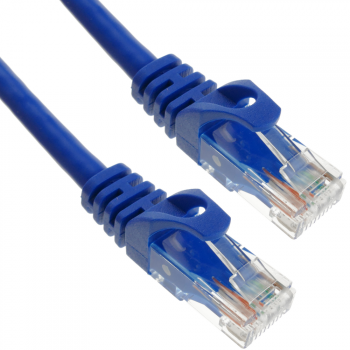 Bematik - Cable De Red Ethernet Lan Utp Rj45 Cat.6a Azul 25 Cm Lj01100