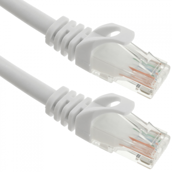 Bematik - Cable De Red Ethernet Lan Utp Rj45 Cat.6a Blanco 25 Cm Lj06100