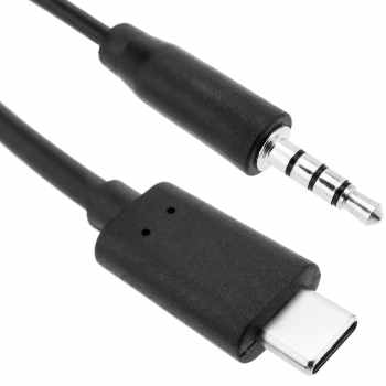 Bematik - Cable Usb 3.1 Tipo C Macho A Auricular Y Micrófono Tipo Minijack 3.5 4-pin Para Smartphone Tw05200