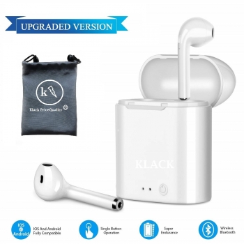 Auriculares Bluetooth I7 Klack® Universal - Blanco