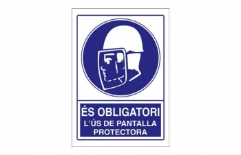 Señal Obligacio Pantalla Protectora So-20 Cat 210x297pvc