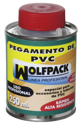 Wolfpack Pegamento Pvc Con Pincel 250cc