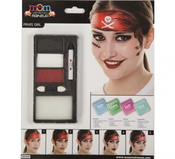 Kit De Maquillaje De Pirata Mujer
