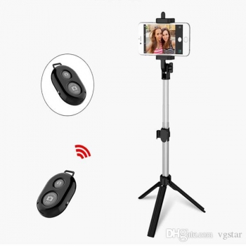 Palo Selfie Trípode Con Bluetooth, Plegable. De Alta Calidad Y Resistencia. Soporte Para Móvil. Conexión Bluetooth Móvil  Para Android 4.2 Y Superiores, Para Os