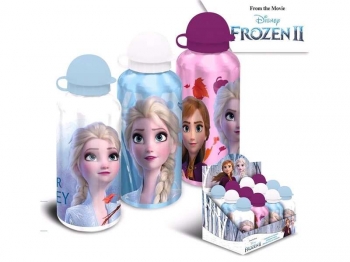 Frascos De Aluminio Adultos Mixtos Congelados, Multicolor, 500 Ml (kids Euroswan - Disney - Frozen - Princesas - Fr21046)