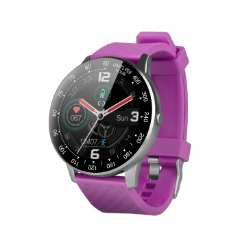Smartwatch Reloj Inteligente Smartek Sw-150 Podómetro Pulsometro Actividad Rosa
