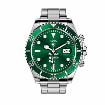 Smartek Reloj Inteligente Smart Watch Acero Inoxidable Sw-aw12 Verde/plata