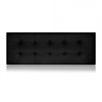 Cabeceros Artemisa Tapizado Polipiel Negro 90x55 De Sonnomattress