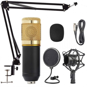 Micrófono Condensador Profesional | Micrófono Para Pc | Soporte Micrófono | Micrófono Profesional | Micrófono Karaoke