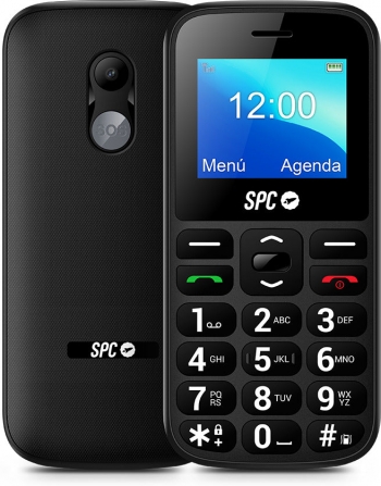 Spc Fortune 2 4g - Teléfono Móvil 4g Para Mayores, Botón Sos, Timbre Muy Alto, Negro