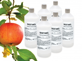 Bioetanol, Combustible De Origen Natural, Aroma Manzana, Caja 6 Botellas De 1l