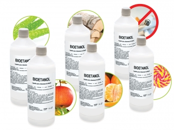 Bioetanol, Combustible De Origen Natural, Diferentes Aromas, Caja 6 Botellas De 1l