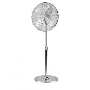 Infiniton Ventilador Industrial De Pie If-45m – 3 Velocidades – 4 Aspas – 40cm De Diametro – Oscilante - Motor De Aluminio – Altura Ajustable – Silencioso - Temporizador