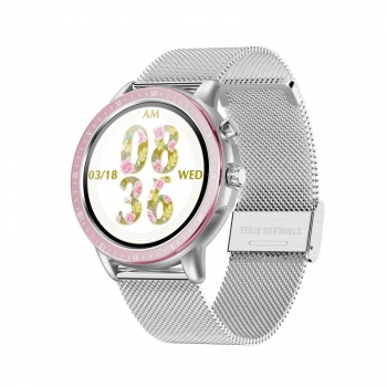 Smartwatch - Reloj Inteligente - Metal (plata) - Dcu Tecnologic
