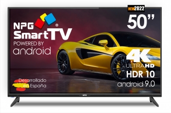 Tv Led 50"npg S530l50u 4k Uhd, Smart Tv Android 9.0 Bluetooth, Wifi, T2/s2