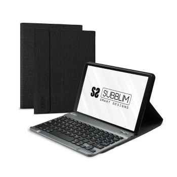 Subblim Funda Con Teclado Keytab Pro Bt Lenovo Tab M10 Plus 3a Gen 10.6” Tb-125f/128f Negro