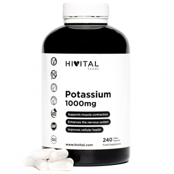 Potasio Puro 1000 Mg Procedente De Citrato De Potasio. 240 Comprimidos Veganos Para Más De 2 Meses.