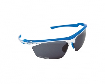 Gafas Ciclismo Tkx Con Lente Intercambiable Blanco-azul