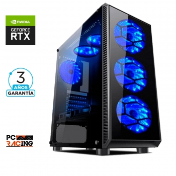Pc Racing - Ordenador Gaming  -  Amd Ryzen 5 5600x -  16gb Ddr4 Ram - 500gb M.2 Ssd + 1tb - Geforce Rtx 3060 Oc Nvidia 12 Gb Gddr6 -  Windows 11