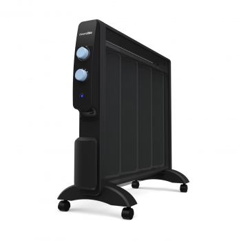 Calefactor Mica Bajo Consumo - Radiador Silencioso 2000w -color Negro - Termostato Regulable - Rápido Calenamiento - Universal Blue