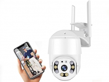 Camara De Vigilancia Wifi Exterior 1080p Cámara Ip Ptz Para Exterior