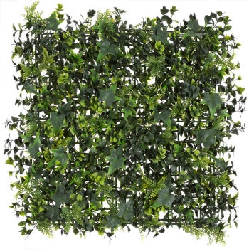 Panel Artificial Natural Para Jardín Vertical Verde De Plástico De 50x50 Cm