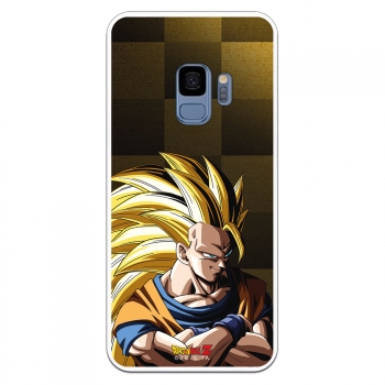 Funda Original Compatible Con Samsung Galaxy S9 - Dragon Ball Z Goku Ss3 Fondo