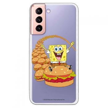 Funda Original Compatible Con Samsung Galaxy S21 - Bob Esponja Burgers