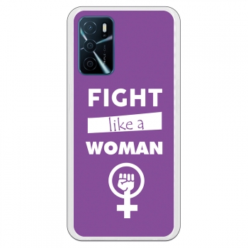 Funda Original Compatible Con Oppo A16 - Fight Like A Woman