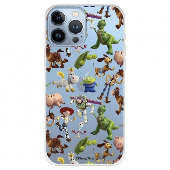 Funda Para Iphone 13 Pro Max Oficial De Disney Muñecos Toy Story Siluetas - Toy Story