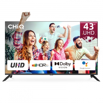 Tv Led 43" Chiq U43h7a, 4k Uhd, Smart Tv Android 9.0