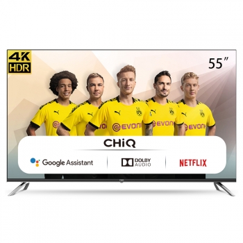Tv Led 55" Chiq H7a, 4k Uhd, Smart Tv Android 9.0