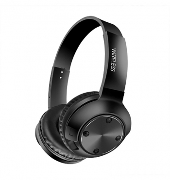 Cascos Auriculares Ms-k15 Bluetooth V5.0 Super Bass Con Micrófono (negro)