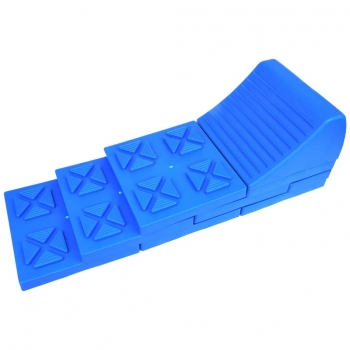 Niveladores Apilables Para Caravana Plástico Azul Proplus