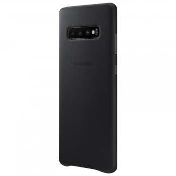 Carcasa Protectora Original Samsung Para Samsung Galaxy S10 De Piel - Negra