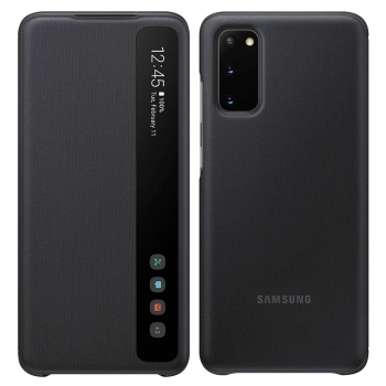 Funda Samsung Smart Clear View Para Samsung Galaxy S20 - Negro