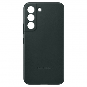 Funda Samsung Galaxy S22 Cuero Original Tacto Suave Leather Cover Verde