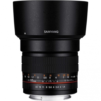Lente Samyang 85mm F1.4 Nikon Ae Aspherical Ultra M-c