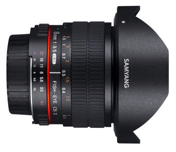Lente Samyang 8mm F3.5 Fuji X Fiseh-eye Cs Ii