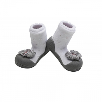 Zapatos Bebé Ribbon Gris Attipas, Color:gris; Talla:22,5