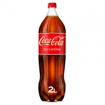 Coca Cola sin cafeína botella 2 l.