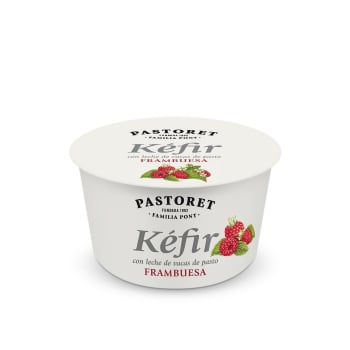Kéfir de frambuesa Pastoret sin gluten 170 g.